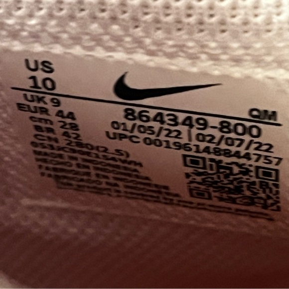 NIKE SB ZOOM BLAZER MID SAFETY ORANGE-WHITE SZ 10 |864349-800| - Picture 8 of 10